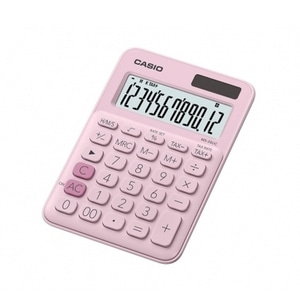 54423) 카시오계산기 MS-20UC 핑크 (12자리)