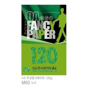 10860) OA팬시페이퍼 M60 녹색 (A4/120g/20매)