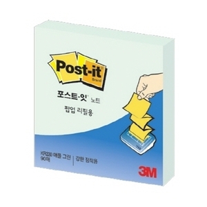 42752) 포스트잇팝업리필 KR-330 애플민트 (76*76)